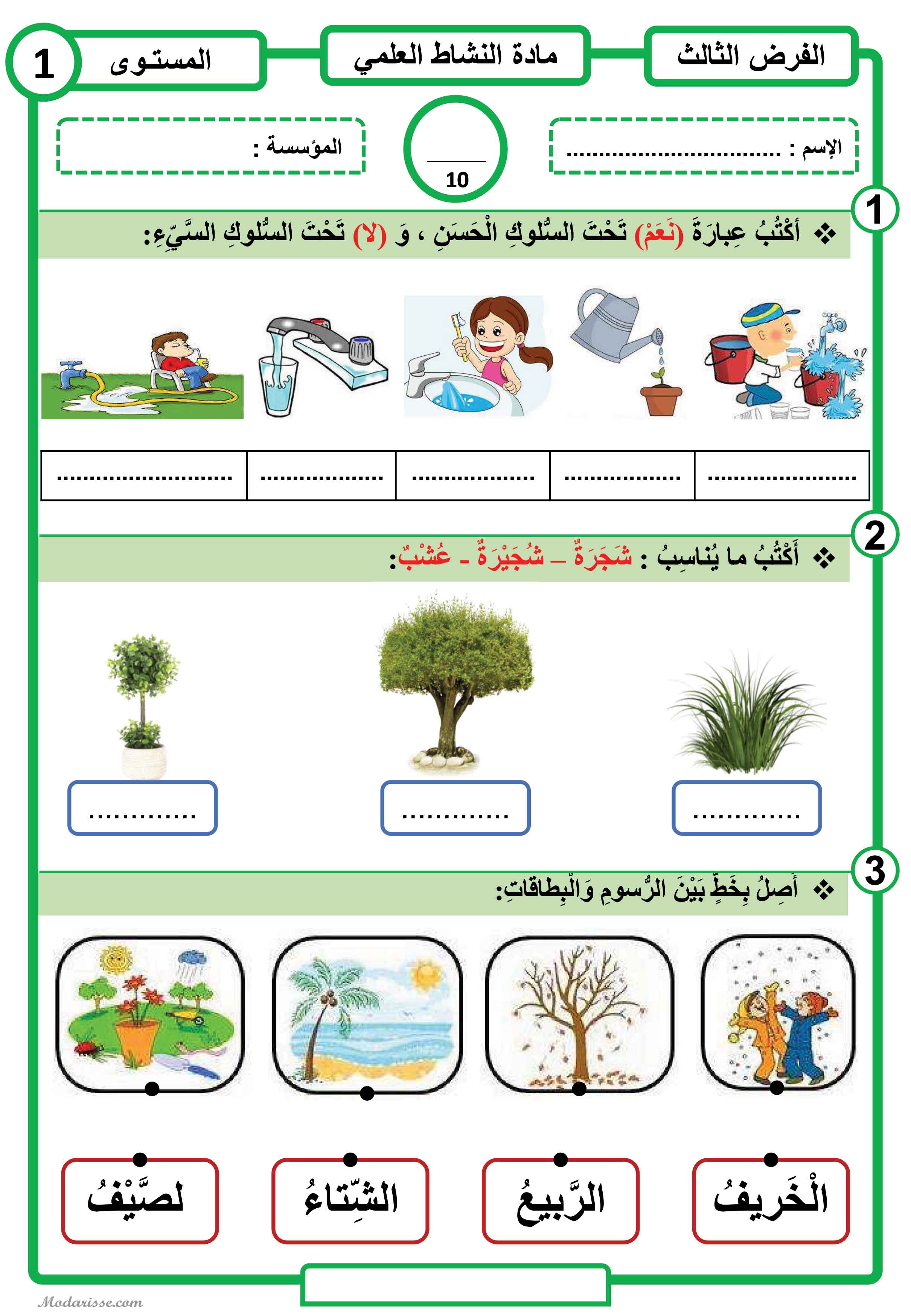 معاينة الامتحان