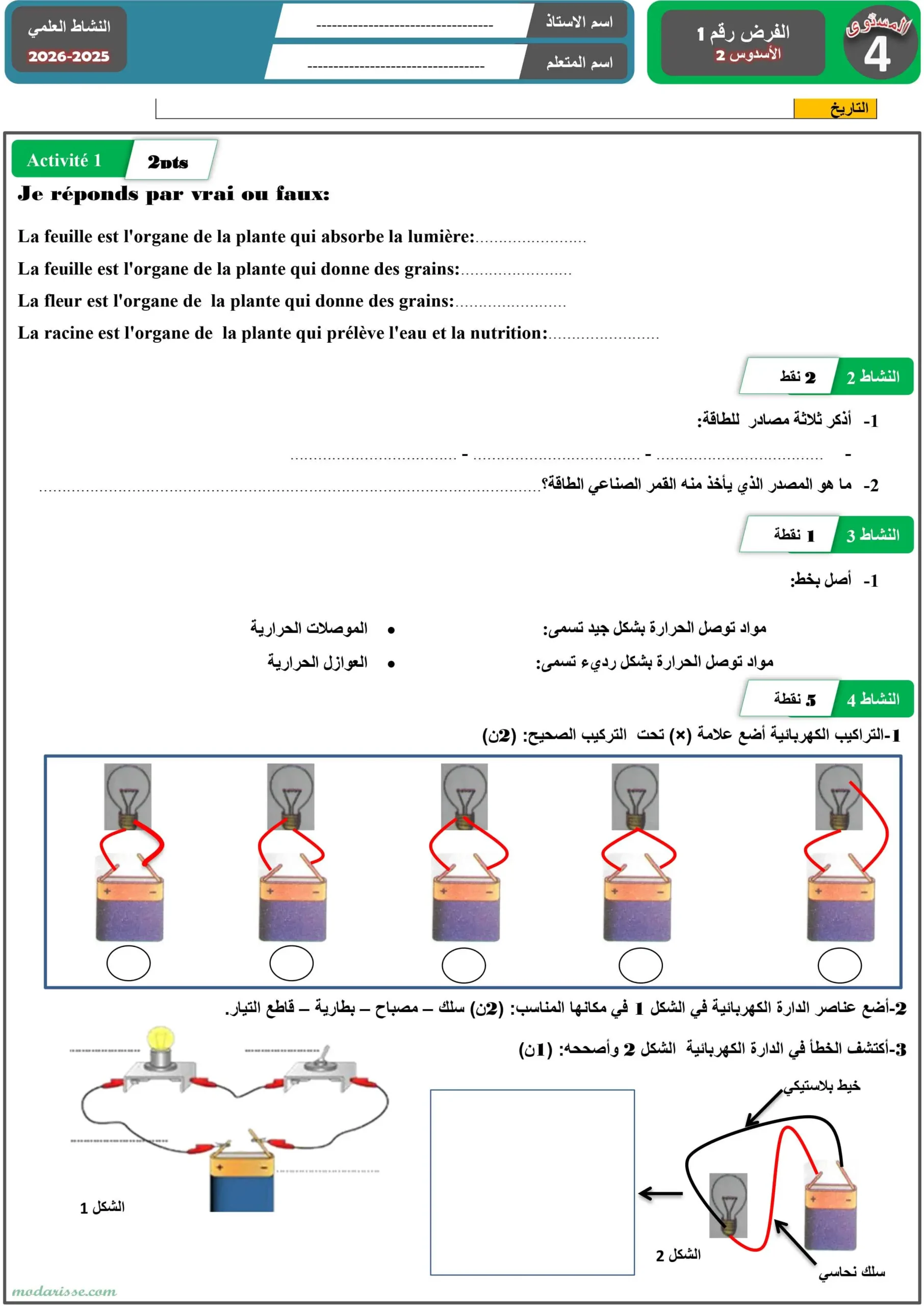 معاينة الامتحان