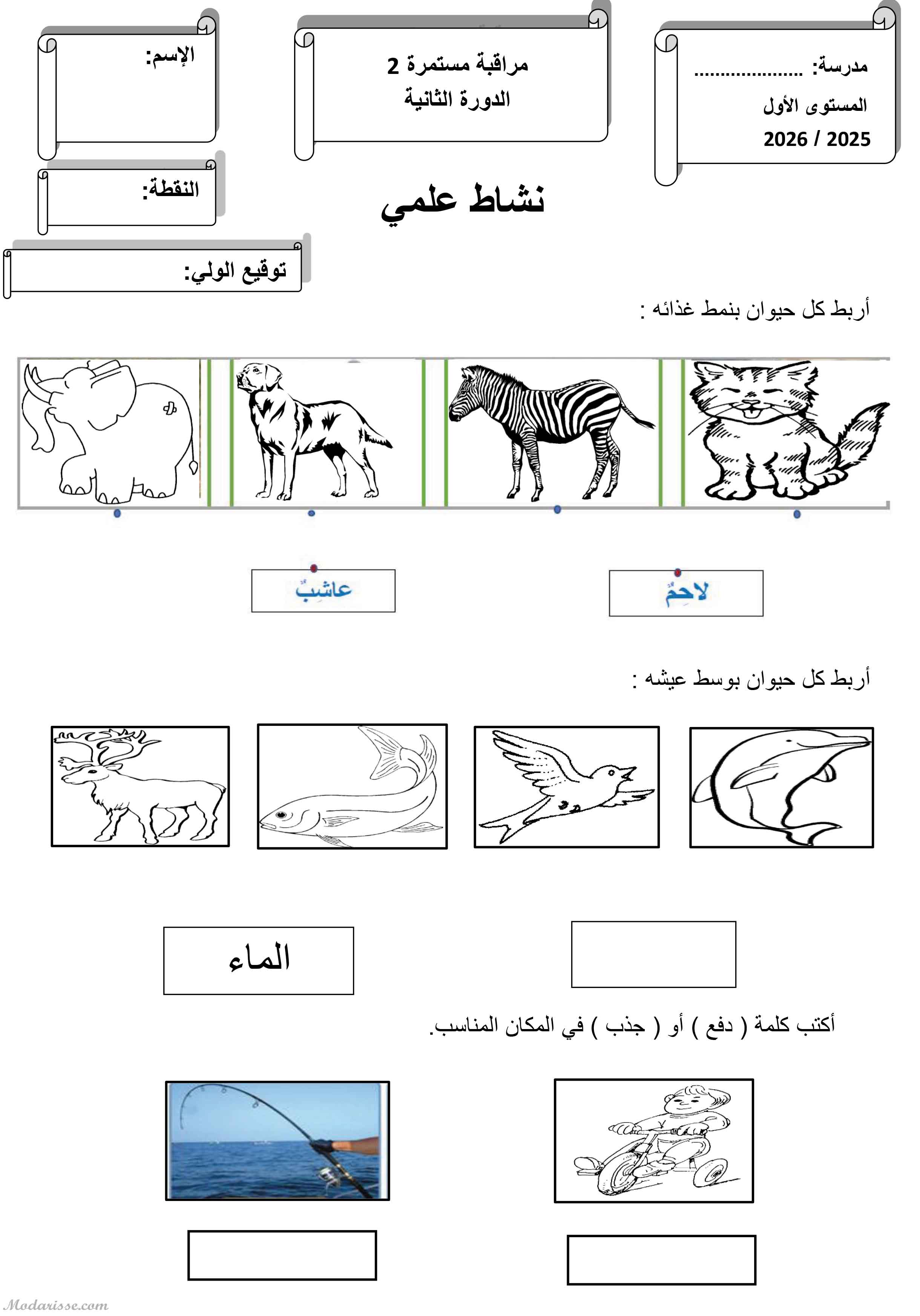 معاينة الامتحان