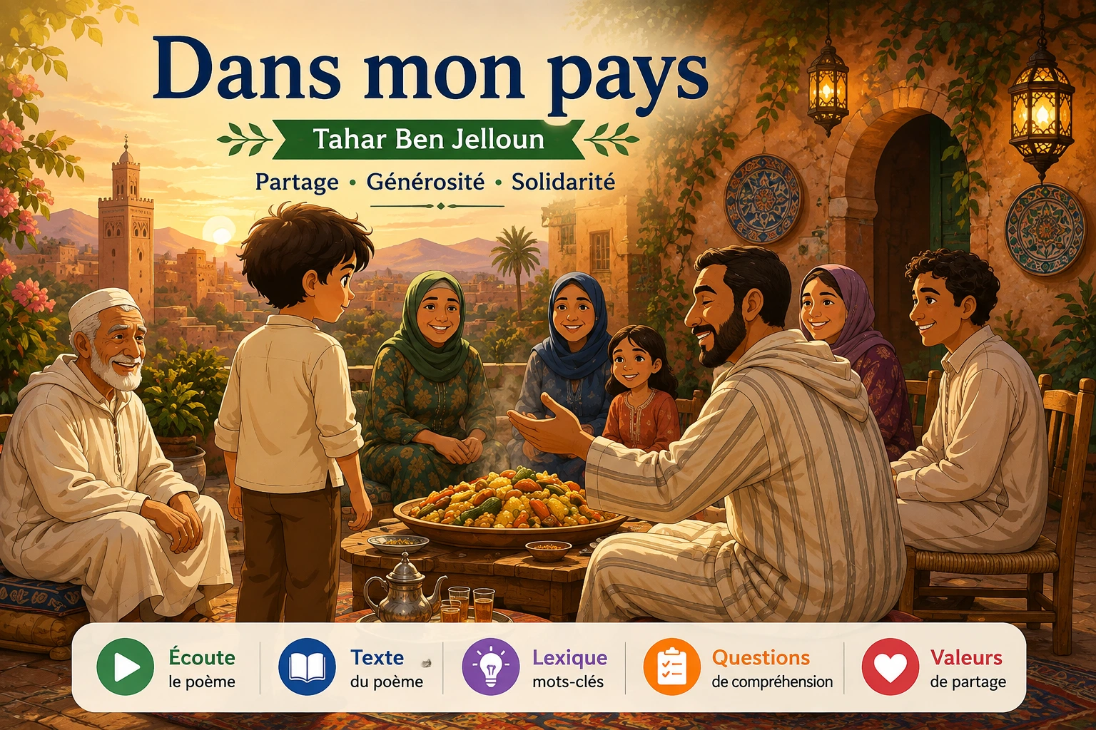 Poésie Dans mon pays - 4AEP | قصيدة في بلادي المستوى الرابع
